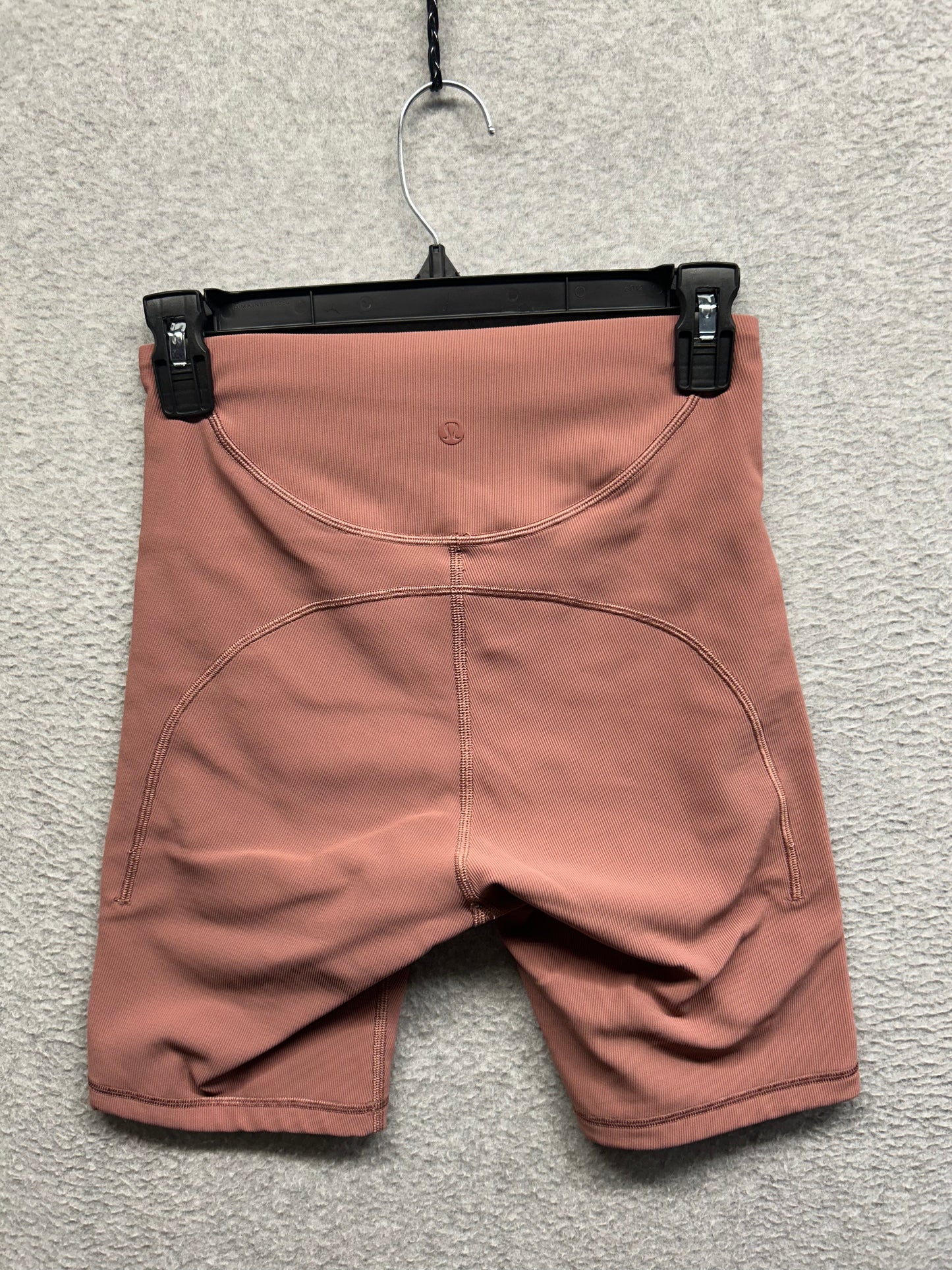 Lululemon Ribbed Contoured High-Rise Short 8" Size 6 Spiced Chai