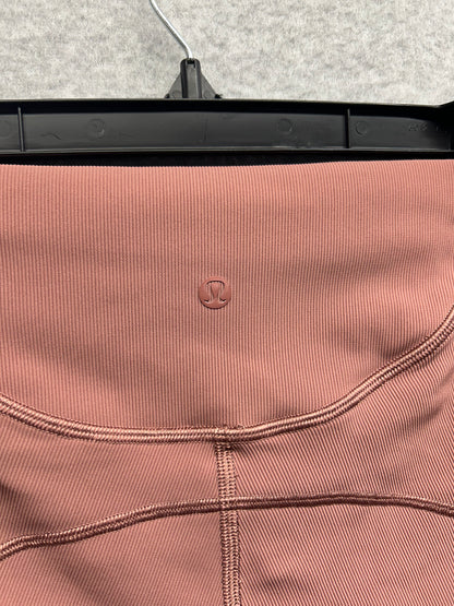 Lululemon Ribbed Contoured High-Rise Short 8" Size 6 Spiced Chai