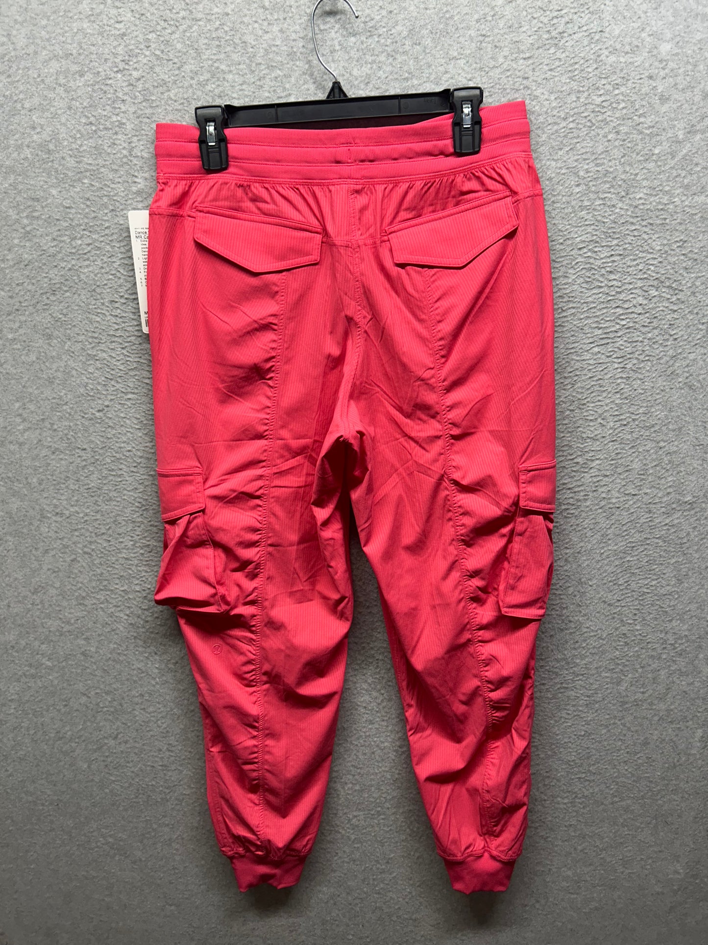 Lululemon Dance Studio Relaxed-Fit Mid-Rise Cargo Jogger Size Medium Glaze Pink