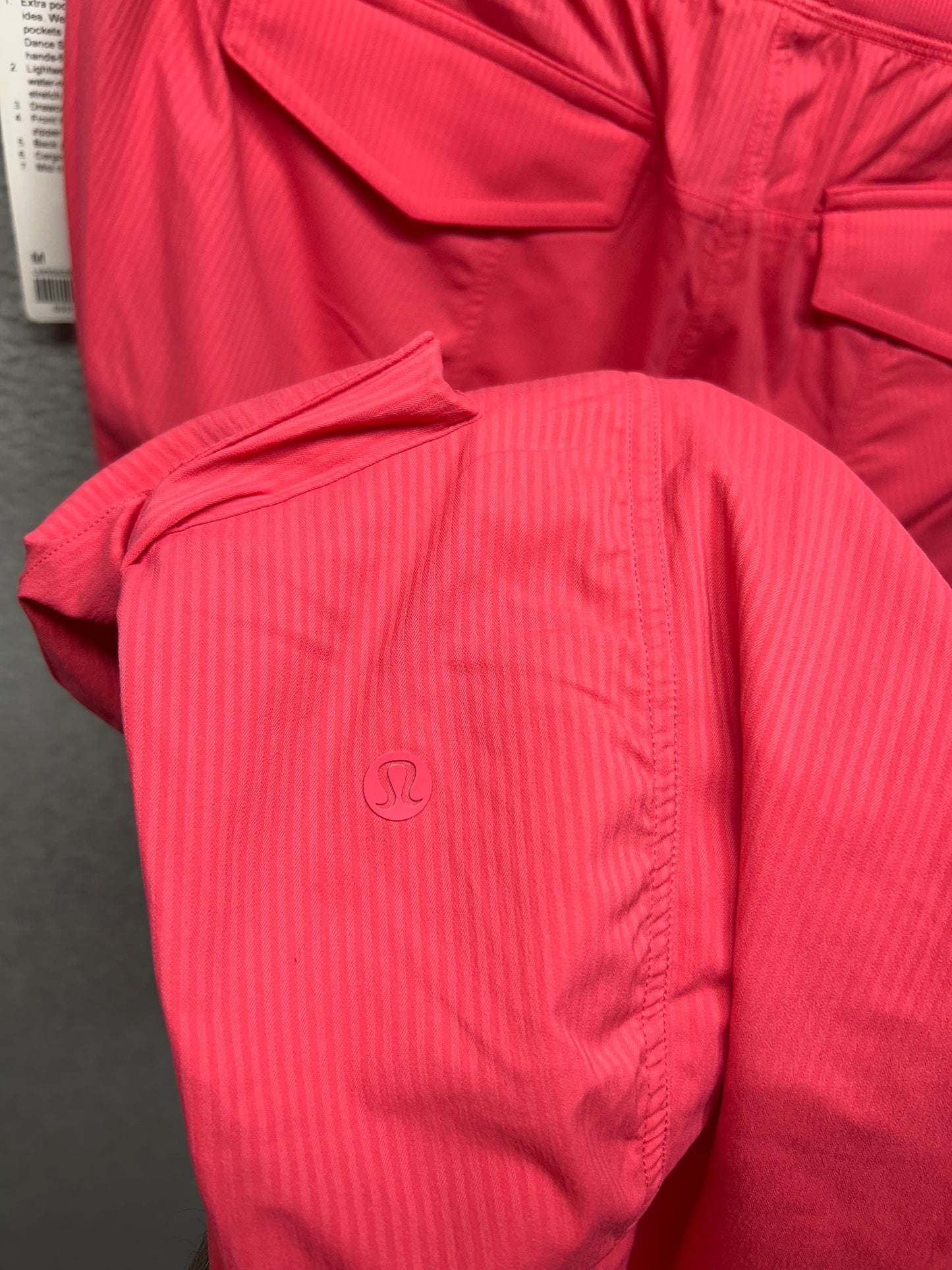 Lululemon Dance Studio Relaxed-Fit Mid-Rise Cargo Jogger Size Medium Glaze Pink