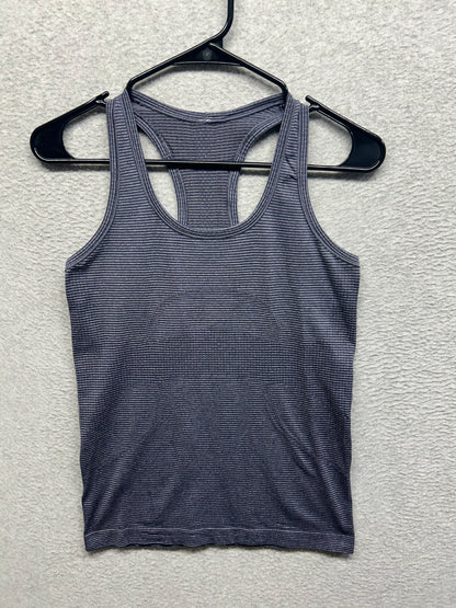 Lululemon Run: Swiftly Tech Racerback Size 6 Heathered Cadet Blue