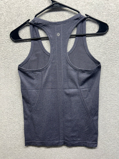 Lululemon Run: Swiftly Tech Racerback Size 6 Heathered Cadet Blue