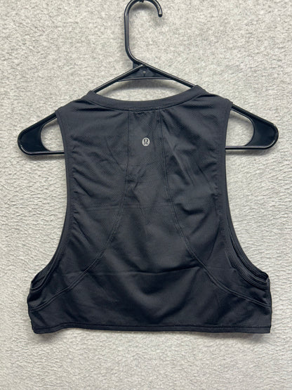 Lululemon Muscle Love Crop Tank Size 6 Black