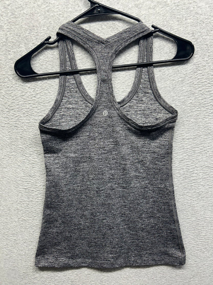Lululemon Cool Racerback II Size 6 Heathered Gray