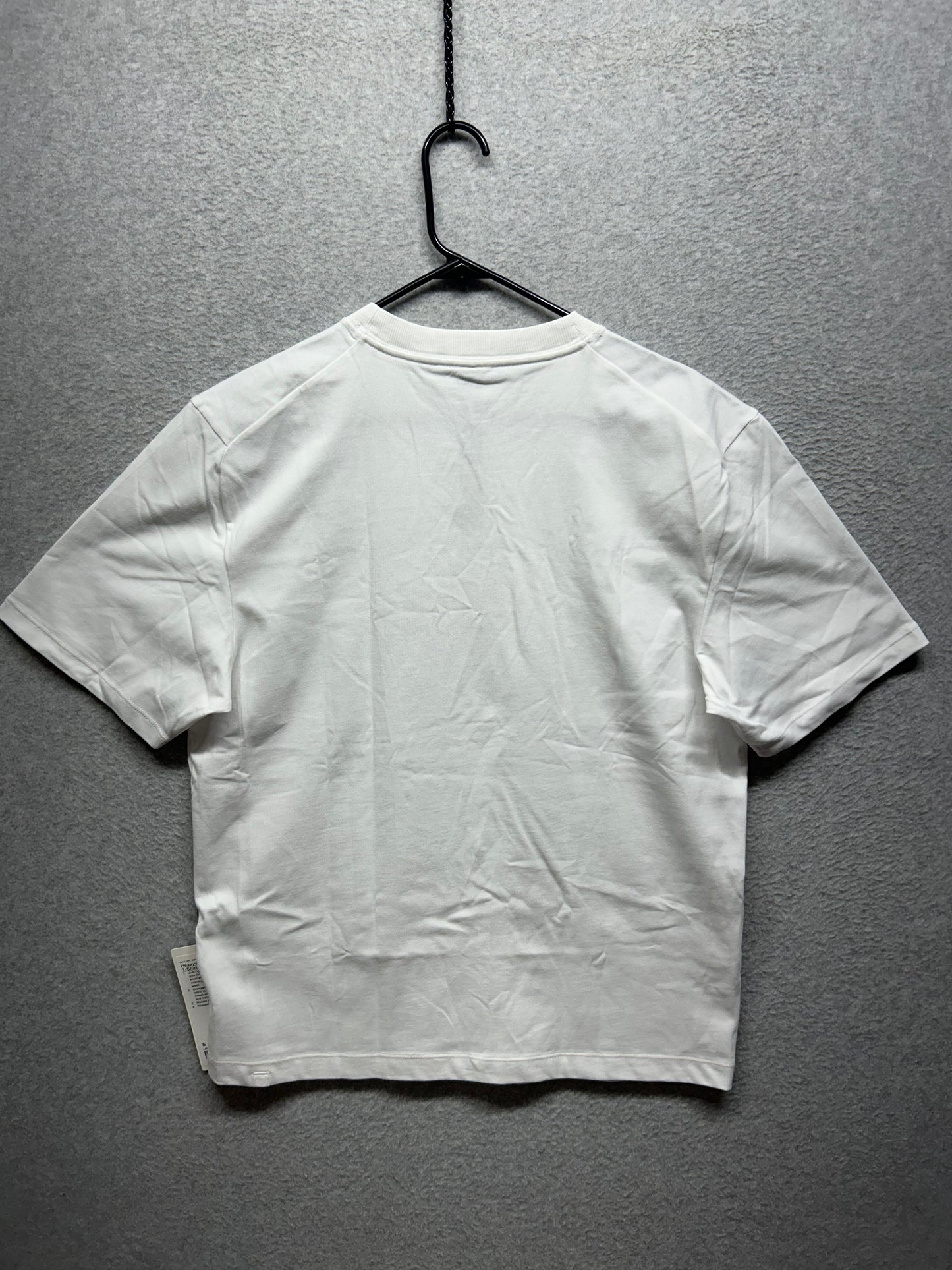 Heavyweight Cotton T-Shirt Meet Your Courtside Graphic Size Small White