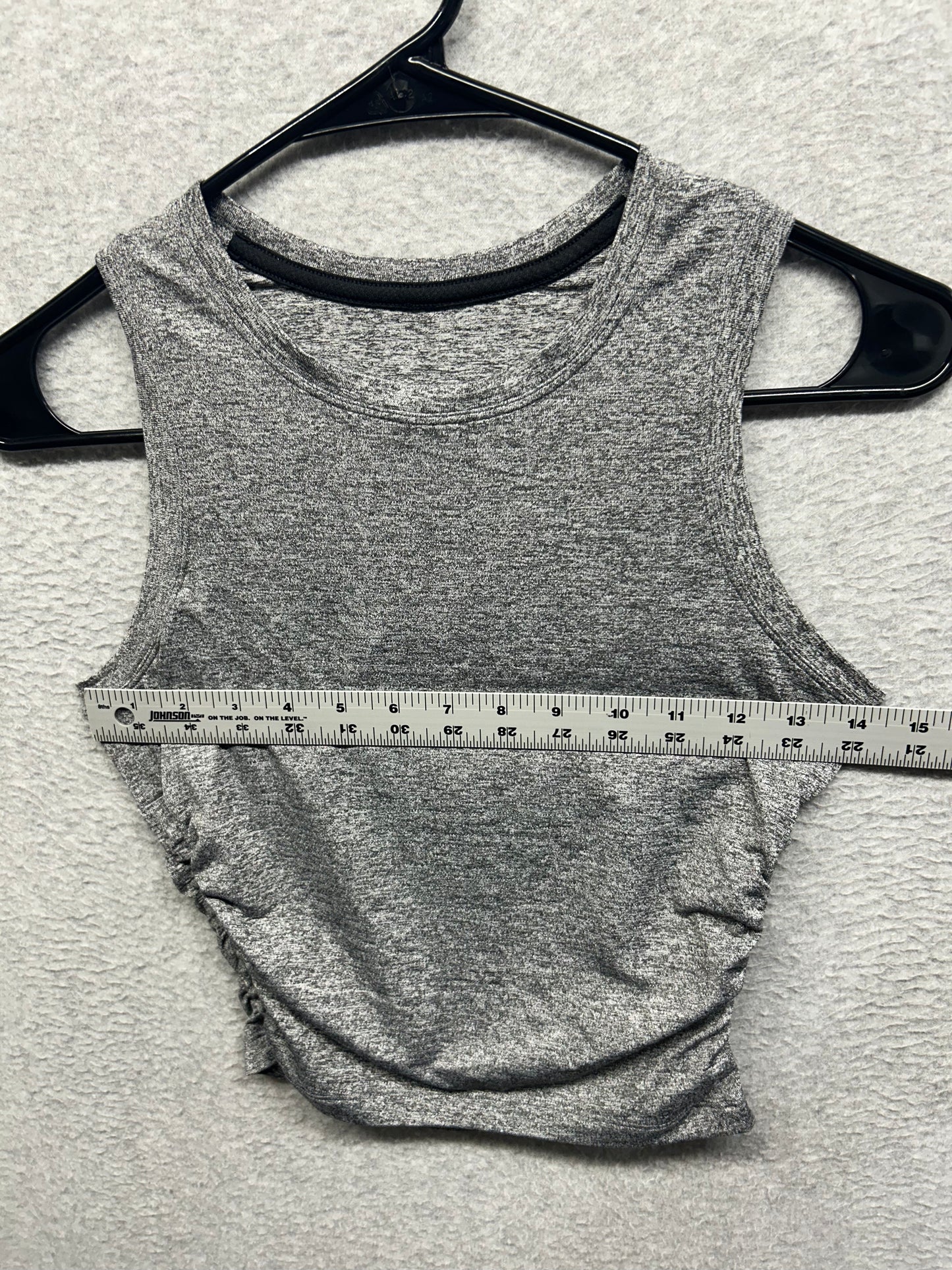 Lululemon License to Train Tight-Fit Tank Top Size 6 Heathered Gray