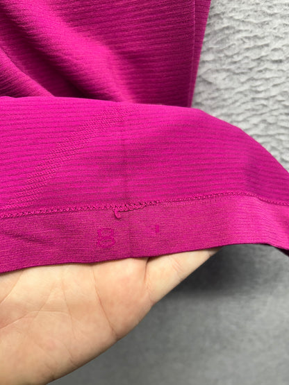 Lululemon Swiftly Tech Racerback Tank Top 2.0 Waist Length Size 8 Jewelled Magenta