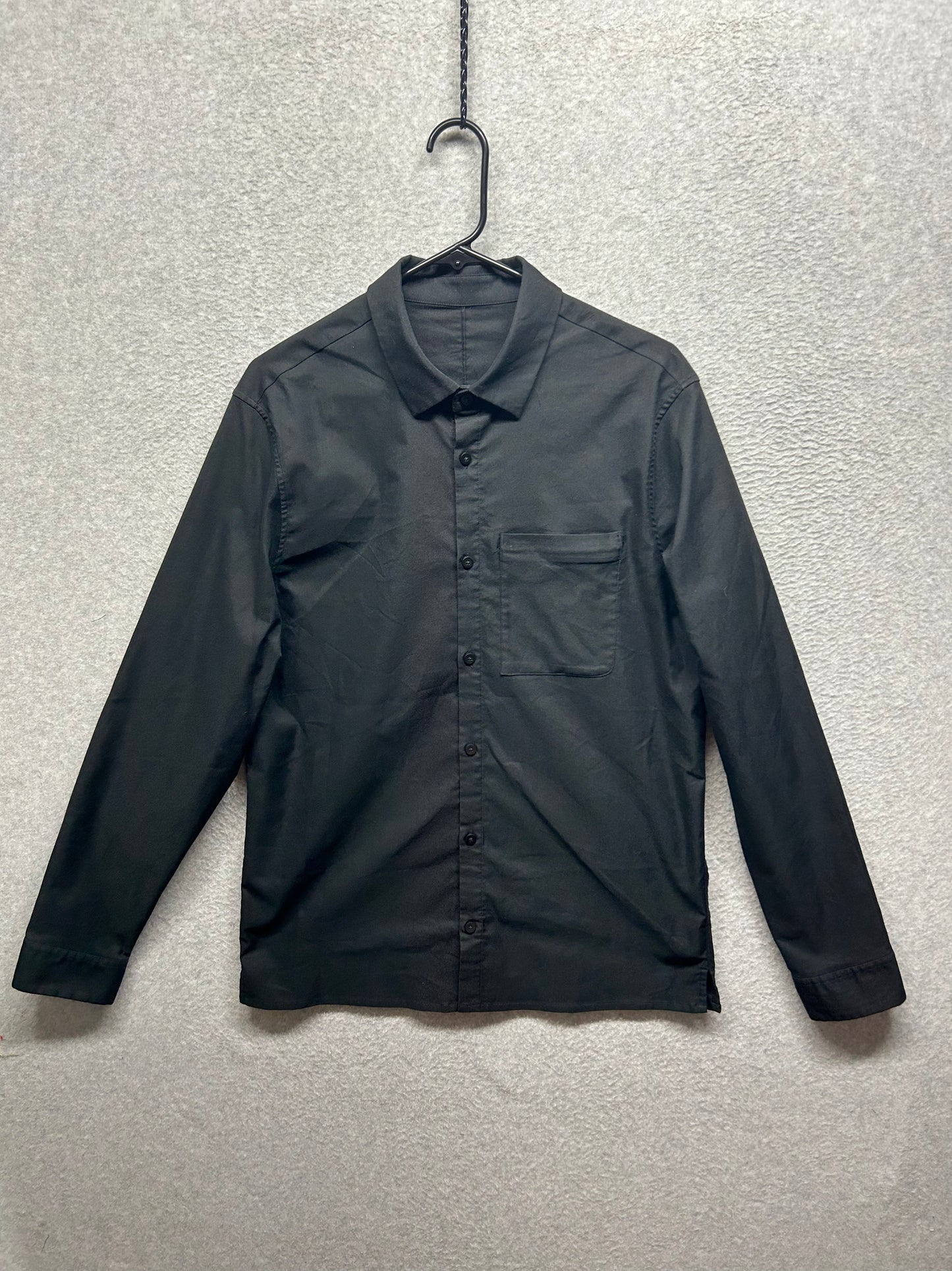 Lululemon Commission Long Sleeve Shirt Size Medium Black