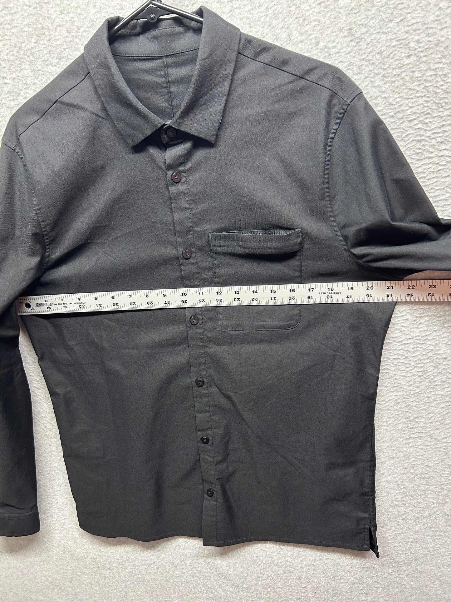 Lululemon Commission Long Sleeve Shirt Size Medium Black