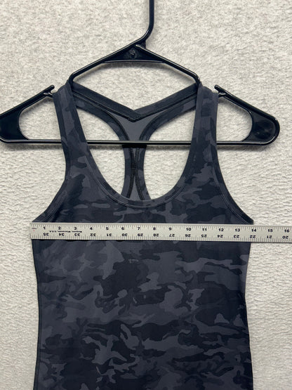Lululemon Cool Racerback II Nulu Size 8 Heritage 365 Camo Deep Coal Multi