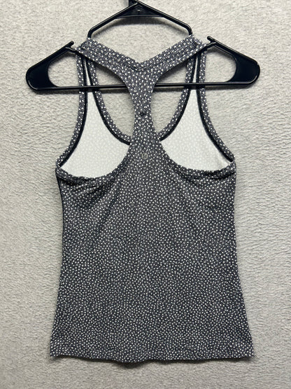 Lululemon Cool Racerback II Size 8 Frozen Fizz White Black