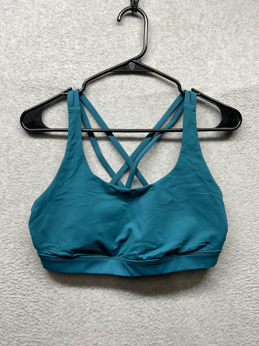 Lululemon Energy Bra Bermuda Teal Size 10