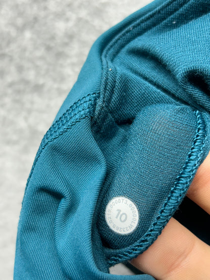 Lululemon Energy Bra Bermuda Teal Size 10