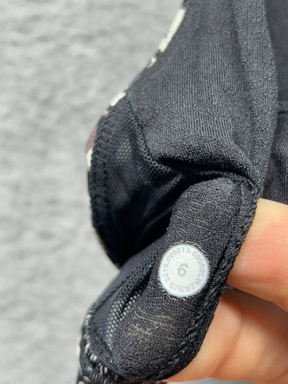Lululemon Free To Be Serene Bra Size 6 Serigraph Starlight Black Multi