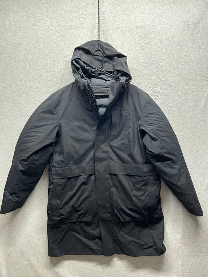 Lululemon Cold City Parka With Goose Down Liner Mens Size XL Black