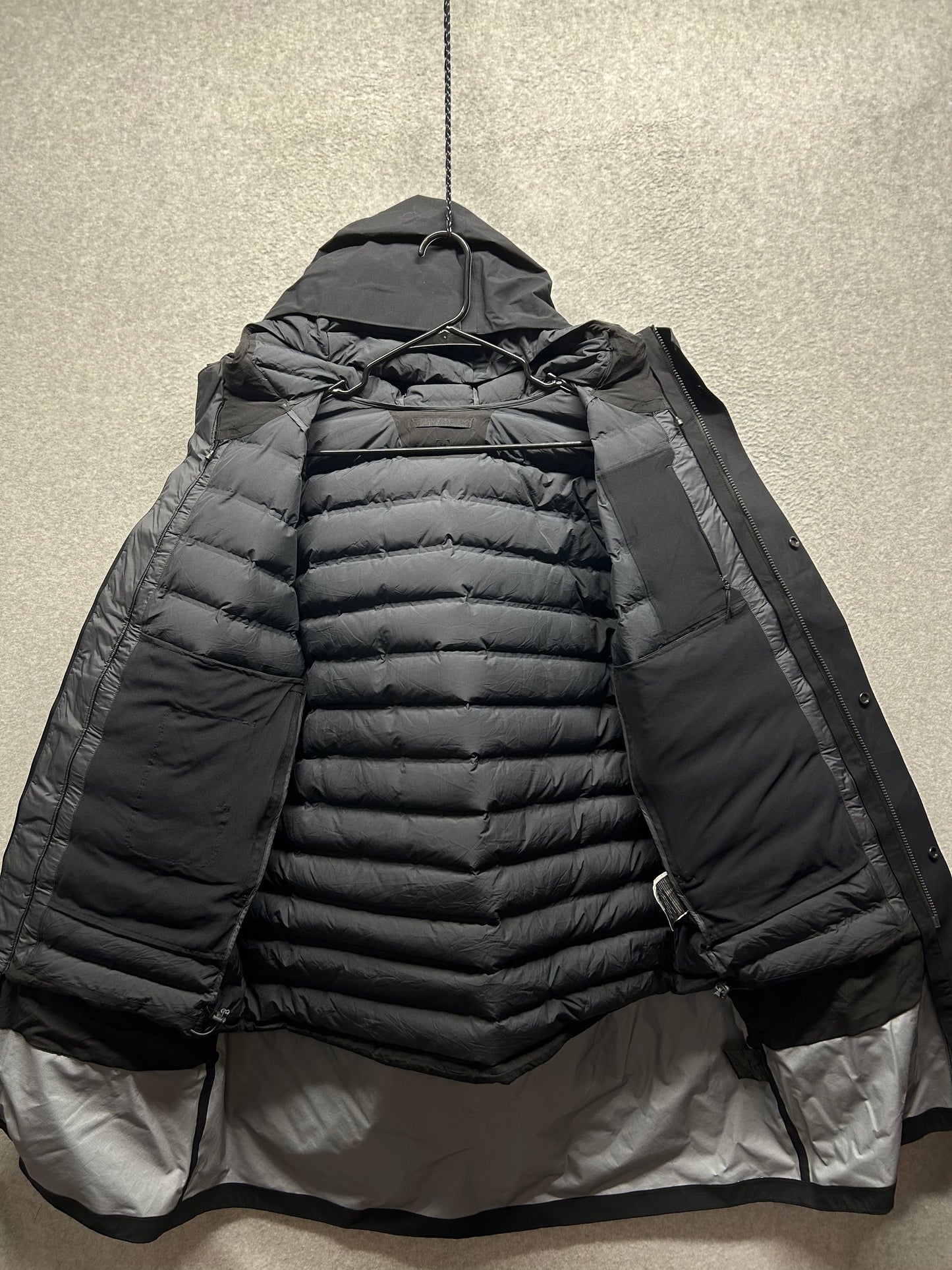 Lululemon Cold City Parka With Goose Down Liner Mens Size XL Black