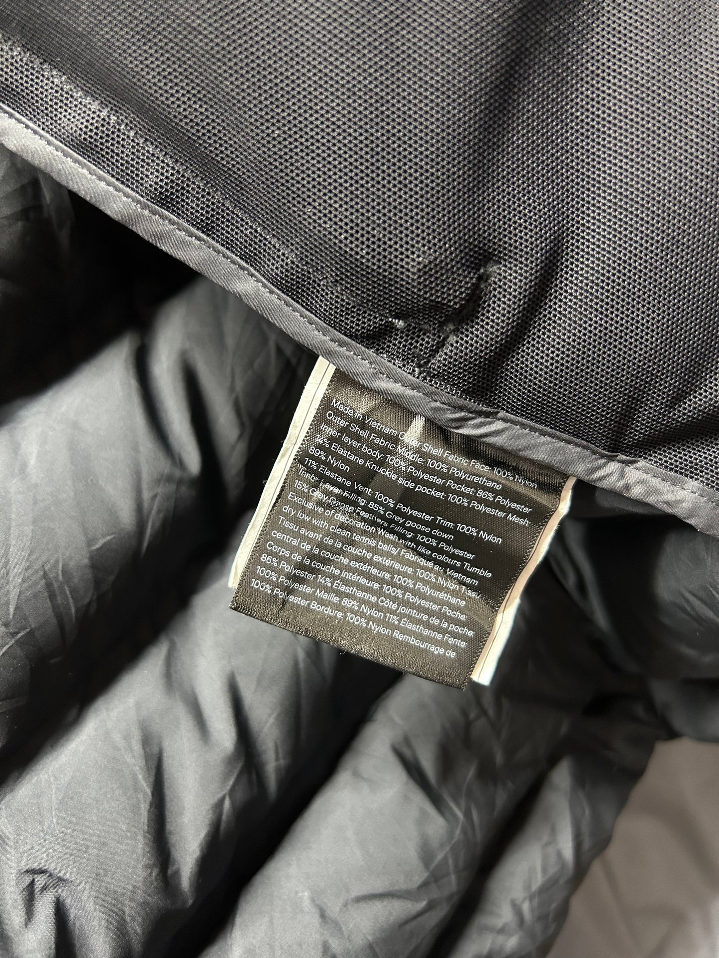 Lululemon Cold City Parka With Goose Down Liner Mens Size XL Black