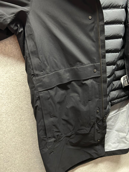 Lululemon Cold City Parka With Goose Down Liner Mens Size XL Black