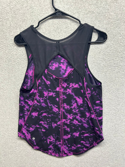 Lululemon Sculpt Tank Size 6 Breezie Regal Plum Black