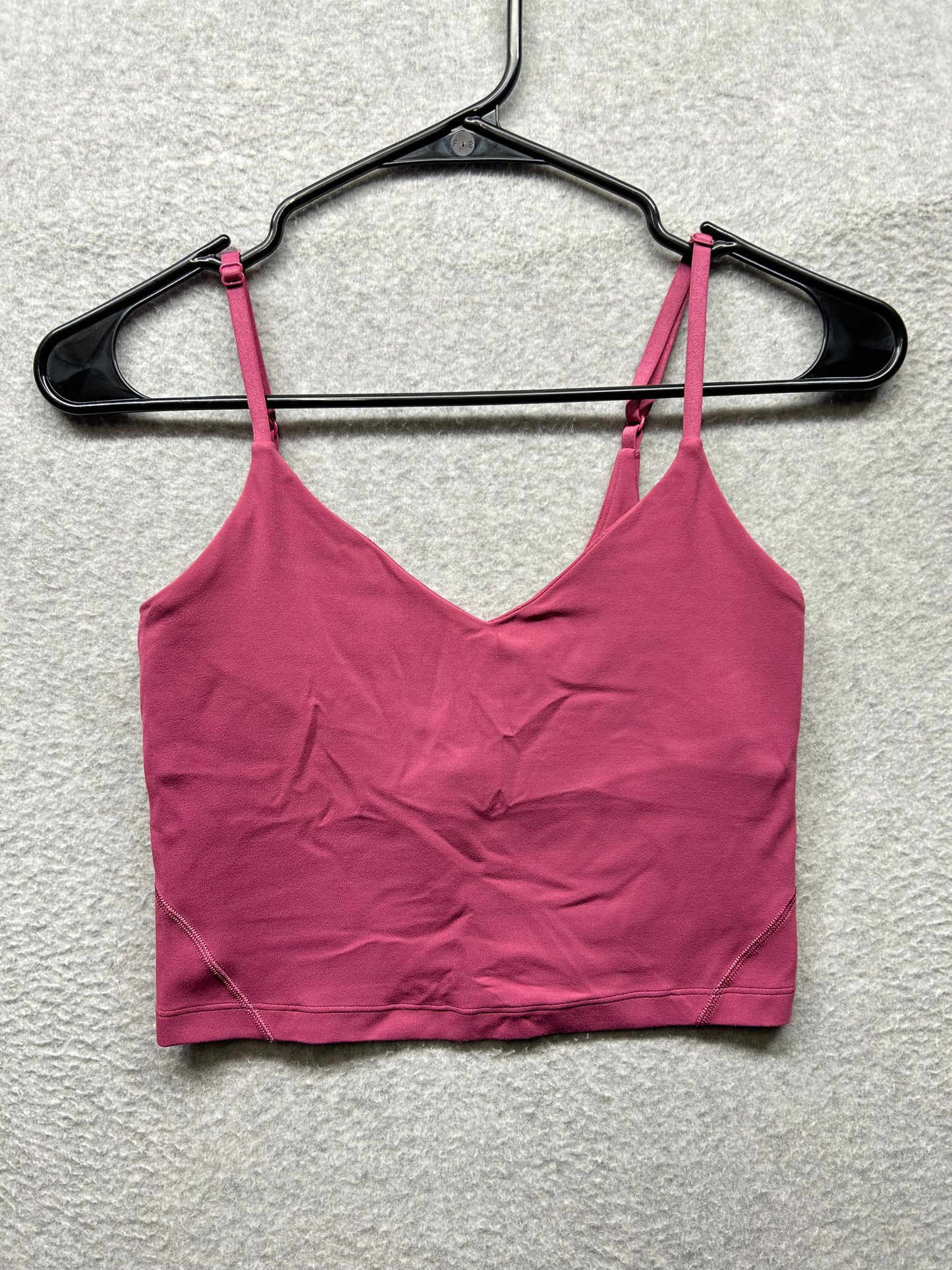 Lululemon Align Cropped Cami Tank Top Size 4 Washed Mauve