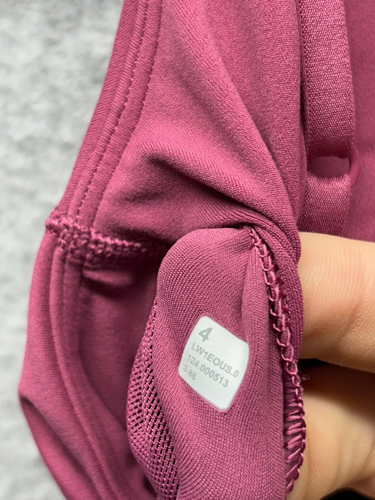 Lululemon Align Cropped Cami Tank Top Size 4 Washed Mauve