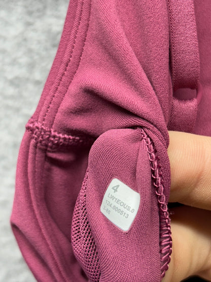Lululemon Align Cropped Cami Tank Top Size 4 Washed Mauve