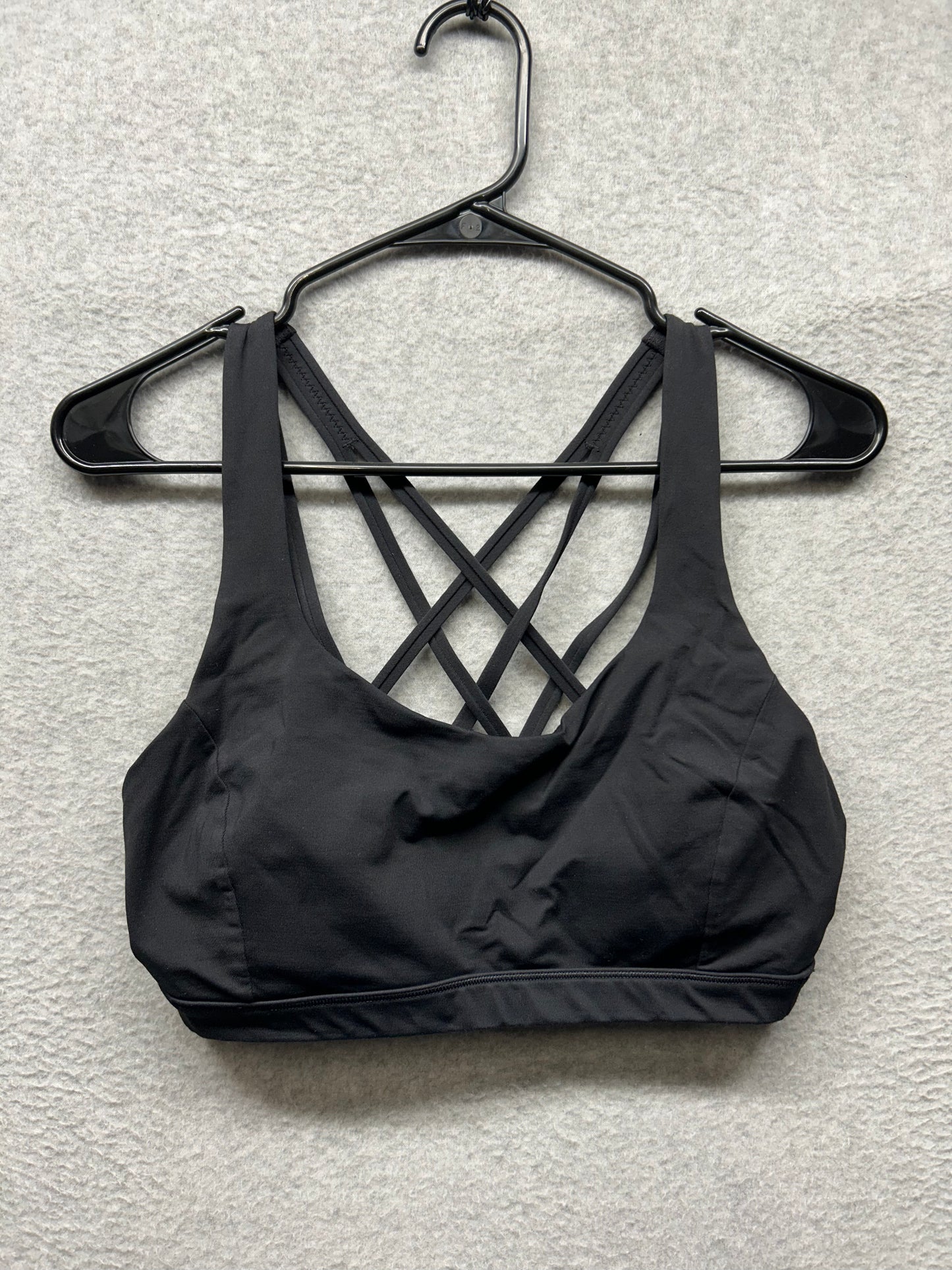 Lululemon Free To Be Serene Bra Size 10 Black