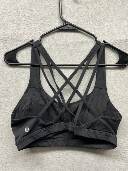 Lululemon Free To Be Serene Bra Size 10 Black