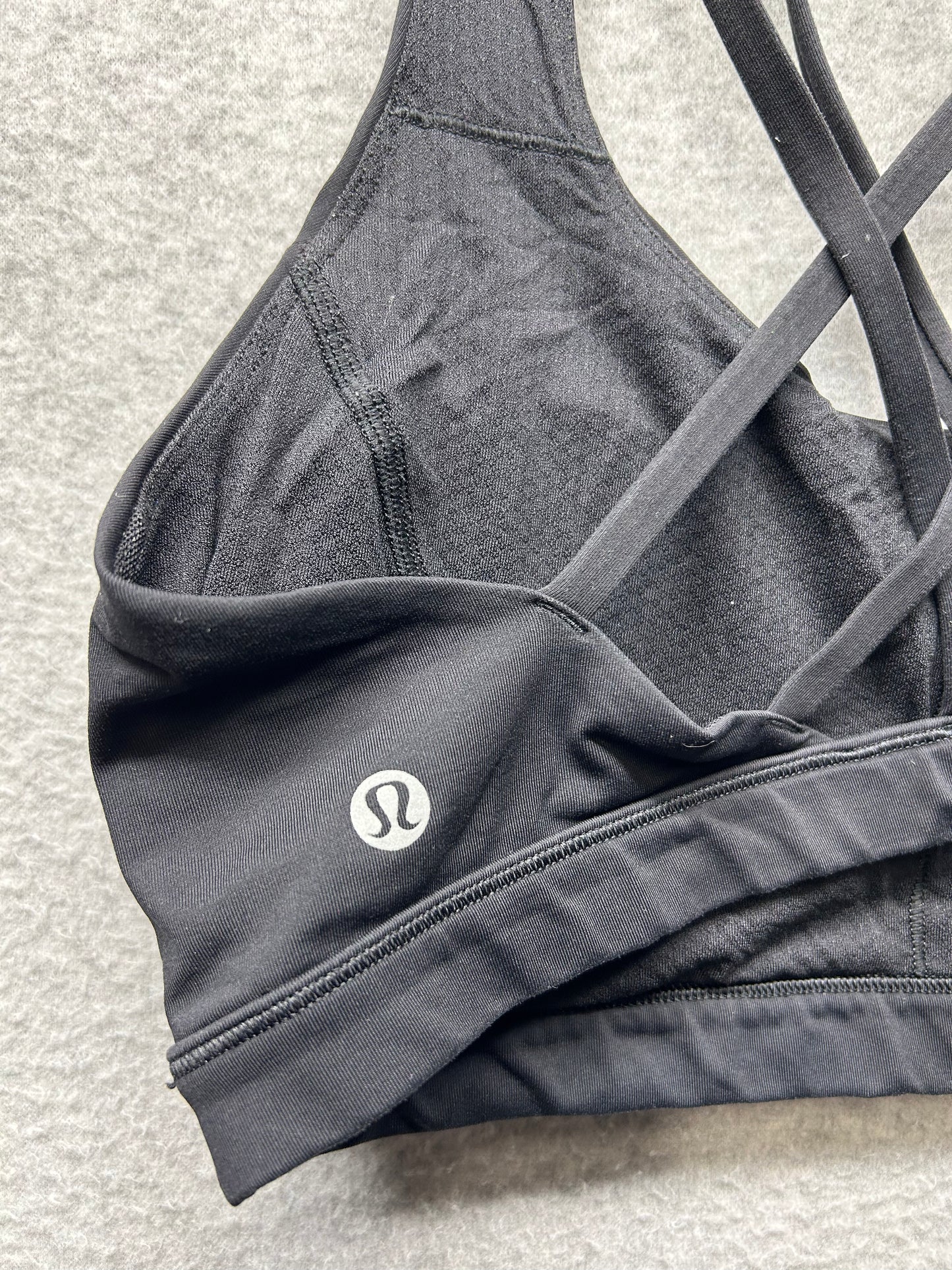 Lululemon Free To Be Serene Bra Size 10 Black