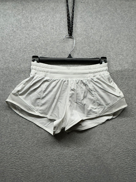 Lululemon Hotty Hot Short II *2.5" Size 4 White