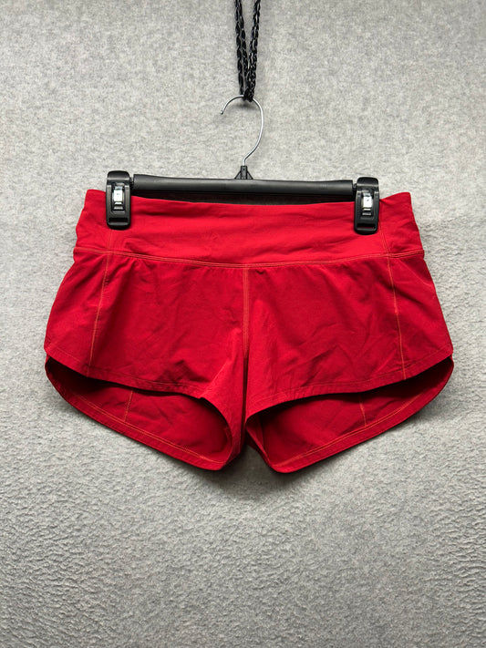 Lululemon Speed Up Short *2.5" Size 4 Dark Red