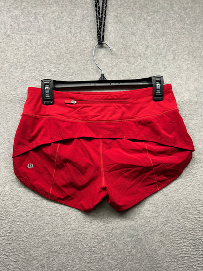 Lululemon Speed Up Short *2.5" Size 4 Dark Red