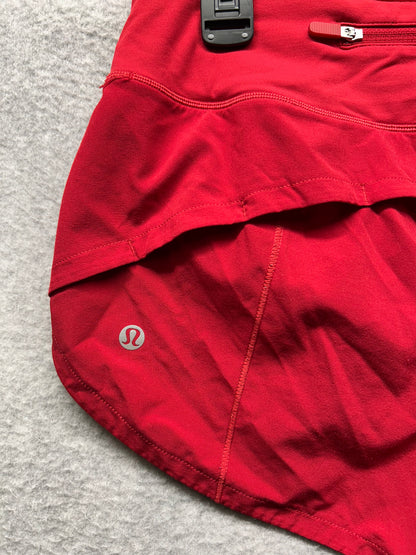 Lululemon Speed Up Short *2.5" Size 4 Dark Red
