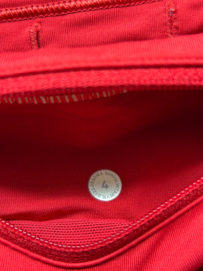 Lululemon Speed Up Short *2.5" Size 4 Dark Red