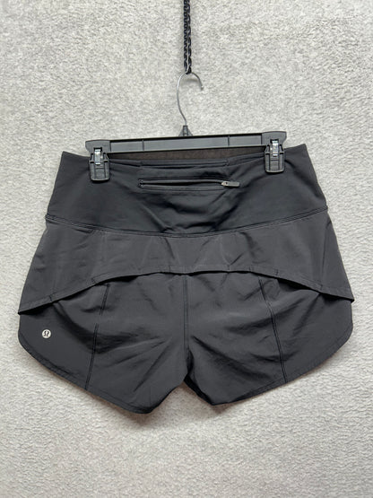 Lululemon Speed Up Short Long High-Rise 4" Size 8 Black