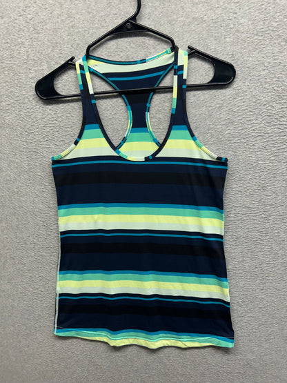 Lululemon Cool Racerback Size 10 Assorted Stripe Surge