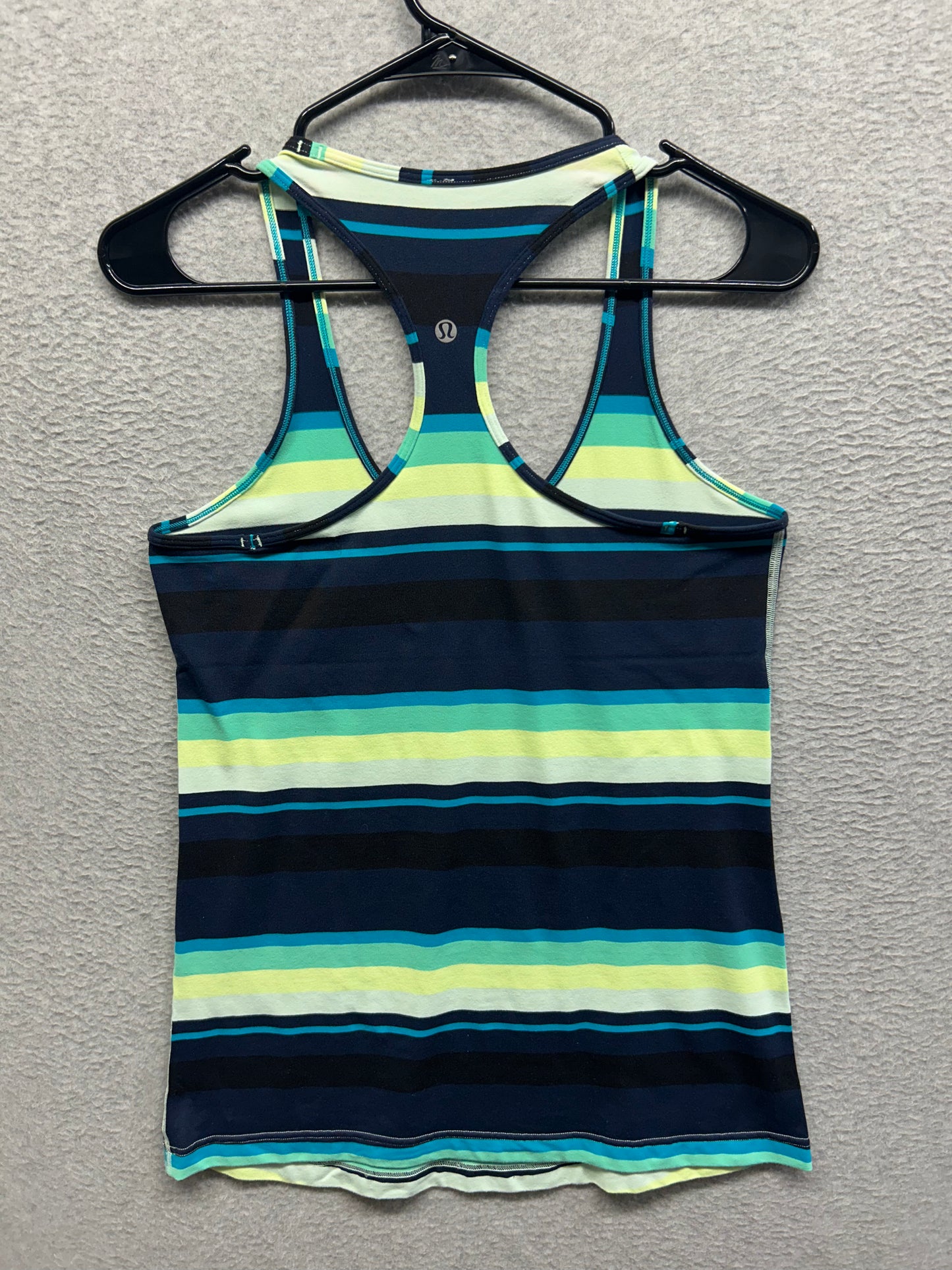Lululemon Cool Racerback Size 10 Assorted Stripe Surge