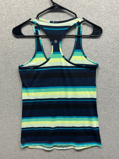 Lululemon Cool Racerback Size 10 Assorted Stripe Surge