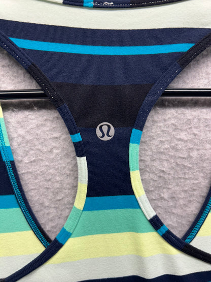 Lululemon Cool Racerback Size 10 Assorted Stripe Surge