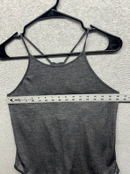 Lululemon Fast As Light Singlet Size 10 Heathered Black