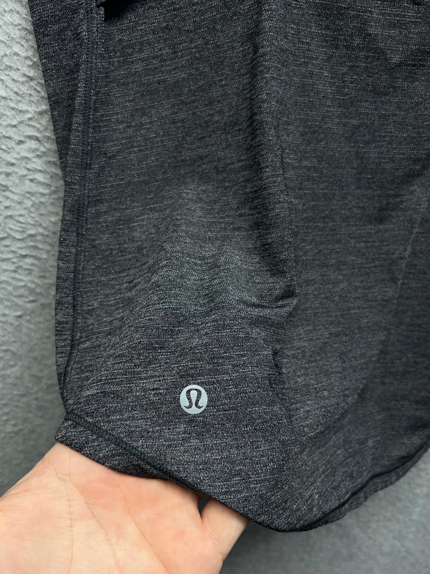 Lululemon Fast As Light Singlet Size 10 Heathered Black