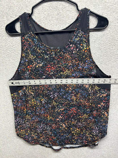 Lululemon Sculpt Tank Top Back Vent Size 10 Floral Spray Multi