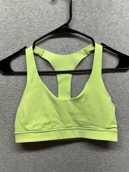 Lululemon Break Free Bra Size 8 Yellow Clear Mint