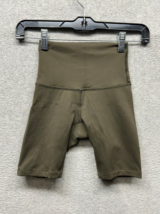 Lululemon Wunder Train High Rise Short 7" Size 0 Green