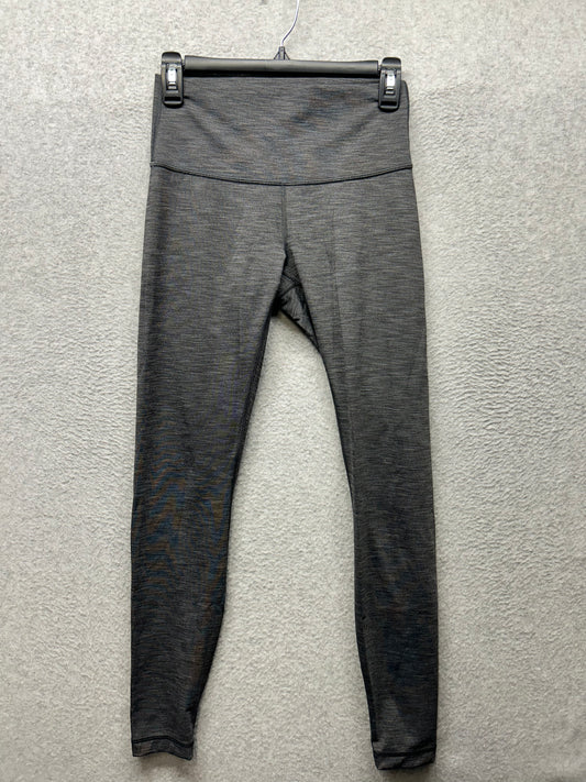 Lululemon Wunder Under Pant 28" (Hi-Rise) Size 6 Heathered Black