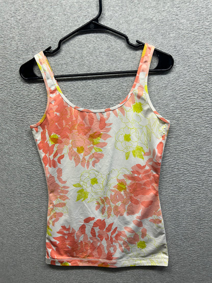 Lululemon Mesh Back Tank Size 8 Floral