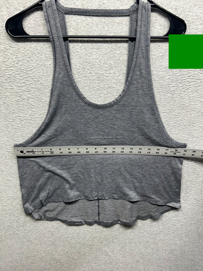 Lululemon Low Cut Cropped Tank Size 10 Gray