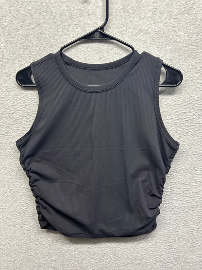 Lululemon All It Takes Ribbed Side Cinch Tank Size 8-10 Black