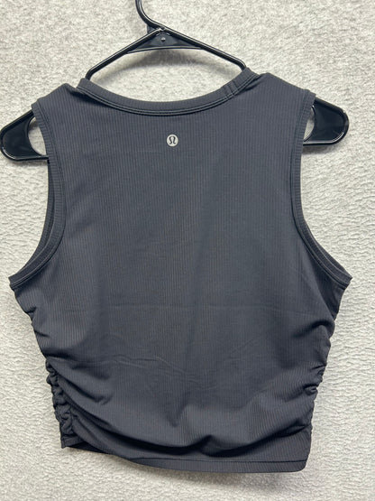 Lululemon All It Takes Ribbed Side Cinch Tank Size 8-10 Black