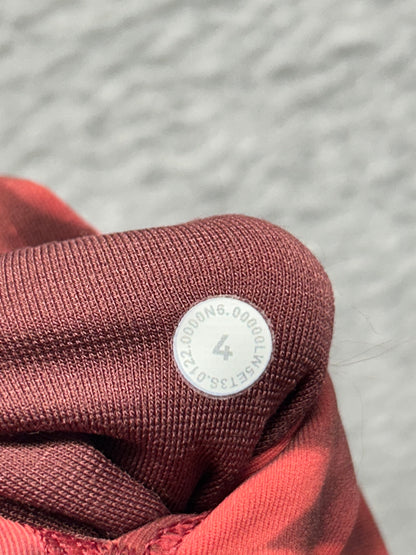 Lululemon Wunder Under High-Rise Tight 25" Size 4 Luxtreme Spray Leaf Fireside Red Multi